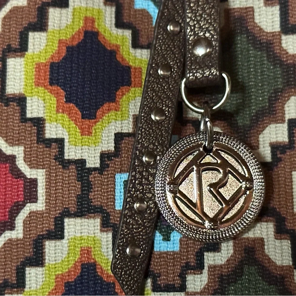 Relic Shoulder Bag 13x10x2.5 Colorful Stained Glass Pattern Logo Charm Colorful‎